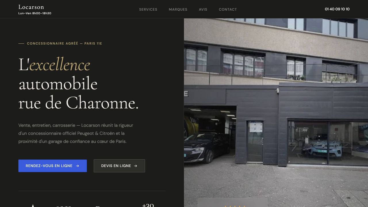 Capture du site de Locarson