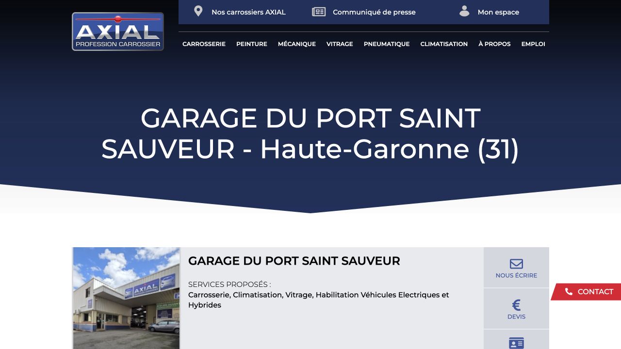 Capture du site de Garage du Port Saint-Sauveur