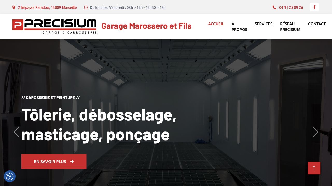 Capture du site de Marossero et Fils