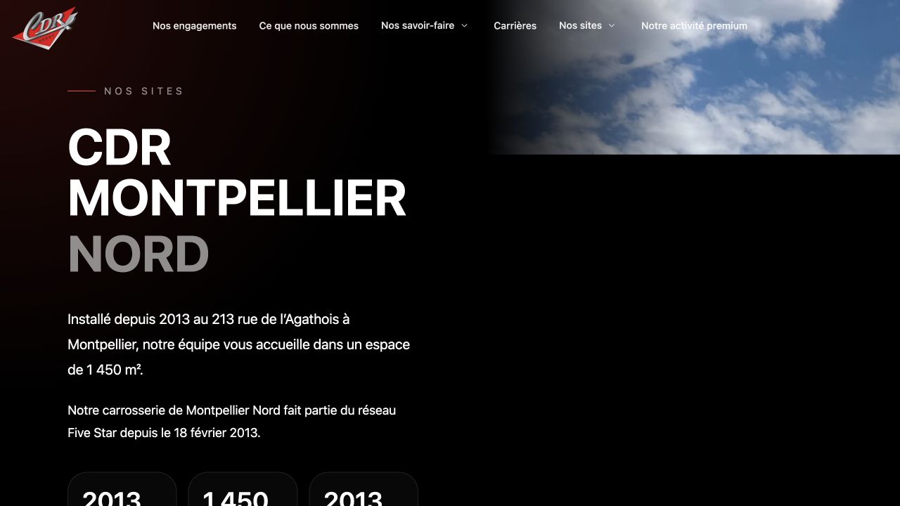 Capture du site de CDR Montpellier Nord
