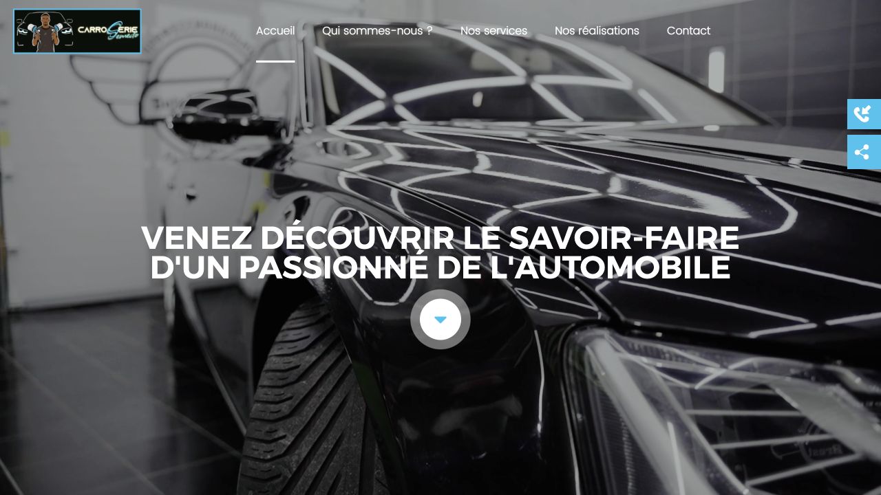 Capture du site de Carrosserie Semedo